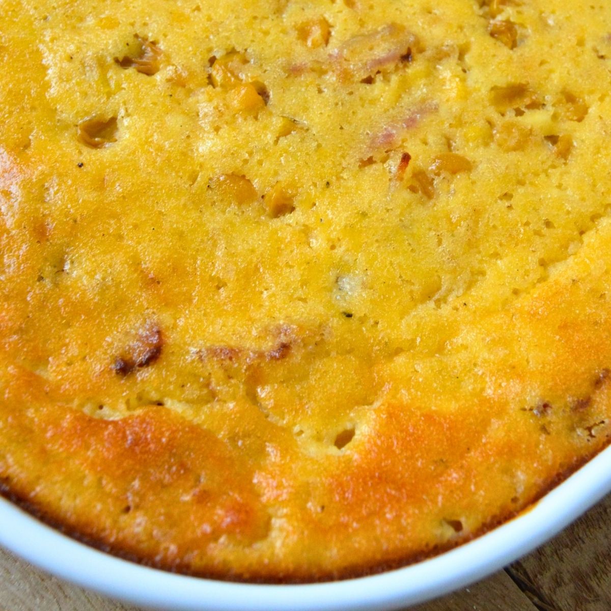 High-Protein Corn Pudding with Greek Yogurt and Ricotta