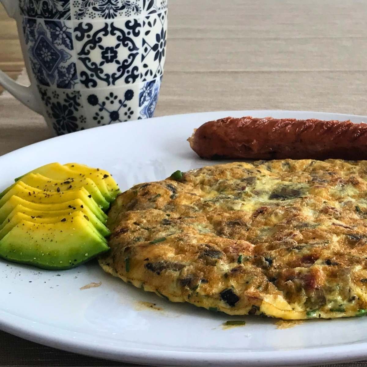 High-protein zucchini tortilla with chicken sausage (dominican breakfast frittata) 3 High-Protein Zucchini Tortilla with Chicken Sausage (Dominican Breakfast Frittata)