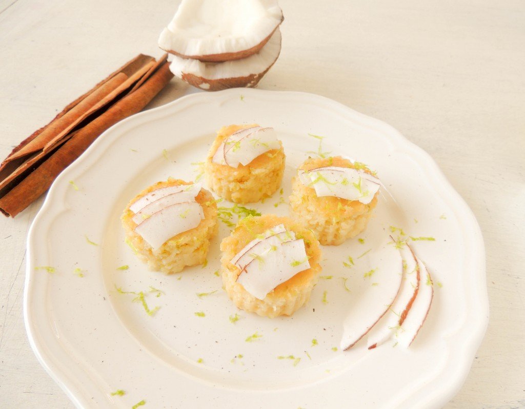 Baked Grated Coconut dessert - The Petit Gourmet