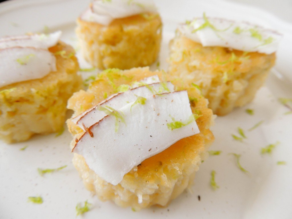 Baked Grated Coconut dessert - The Petit Gourmet