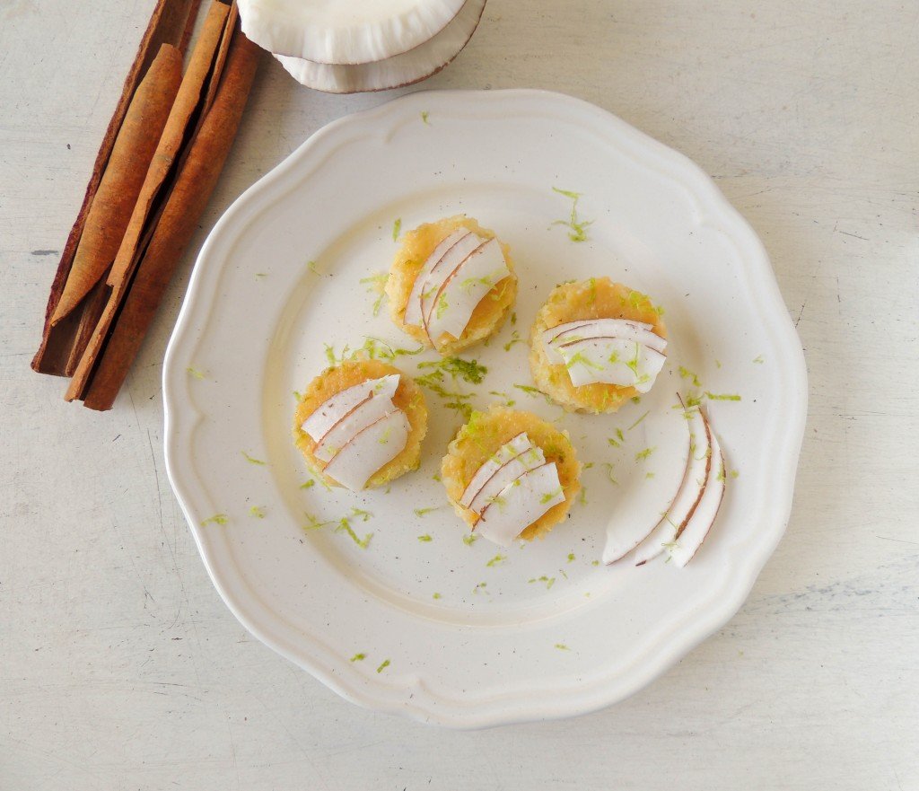 Baked Grated Coconut dessert - The Petit Gourmet