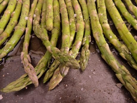 Roasted asparagus