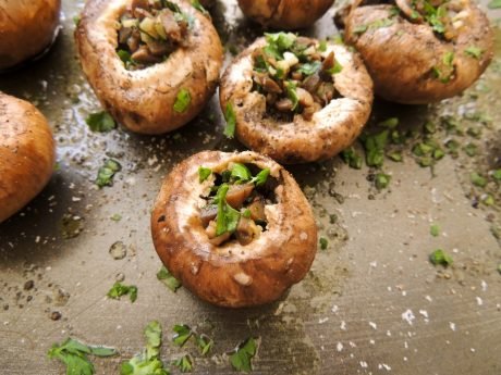 Simple Stuffed mushrooms