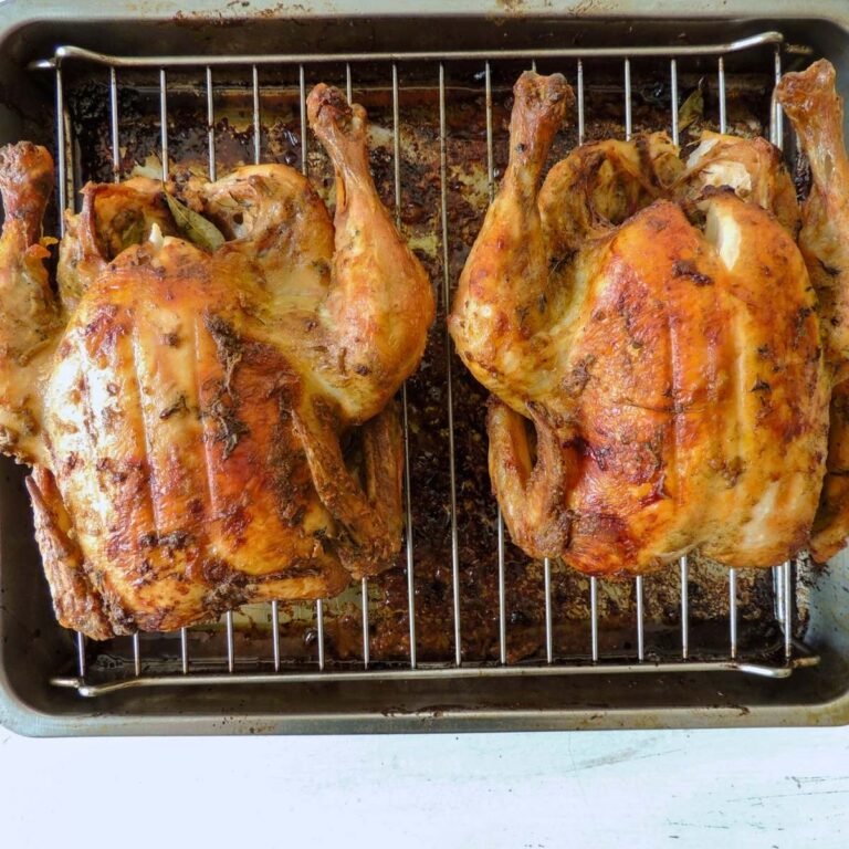 Easy Dominican Roasted Chicken Recipe with Herb Pan Sauce