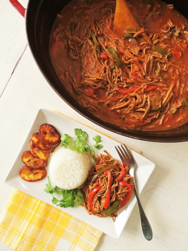 Ropa vieja Cubana (Cuban Shredded beef) - The Petit Gourmet