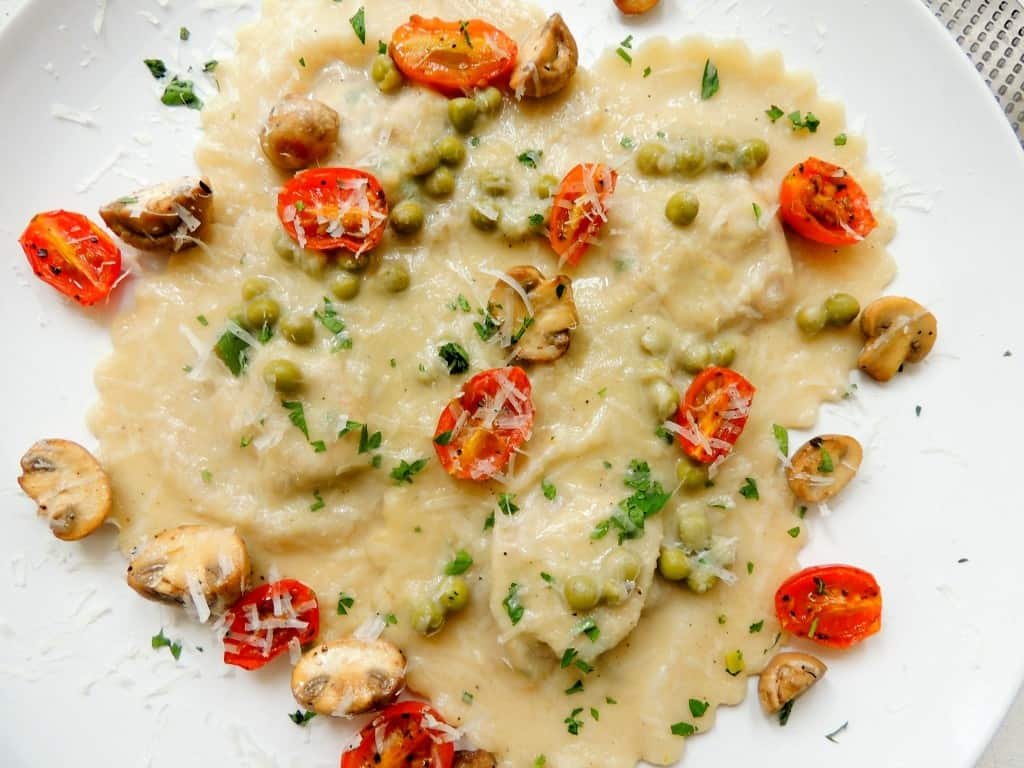 Duck confit ravioli - The Petit Gourmet