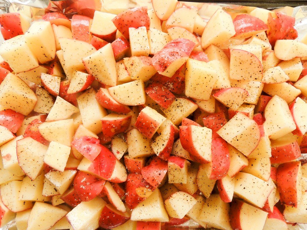 Baked potatoes salad - The Petit Gourmet