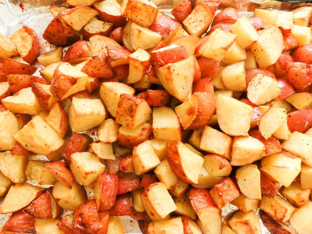 Baked potatoes salad - The Petit Gourmet