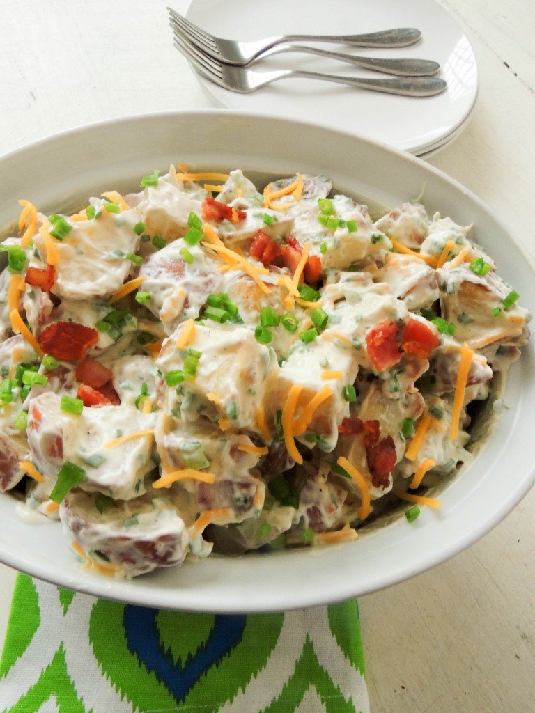 Baked potatoes salad - The Petit Gourmet
