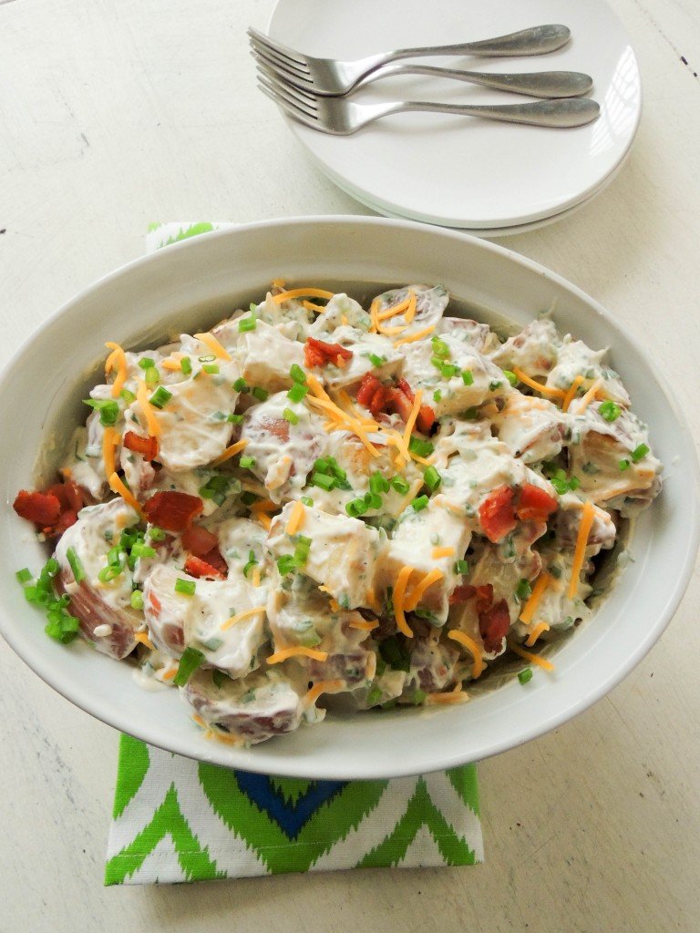 Baked potatoes salad - The Petit Gourmet