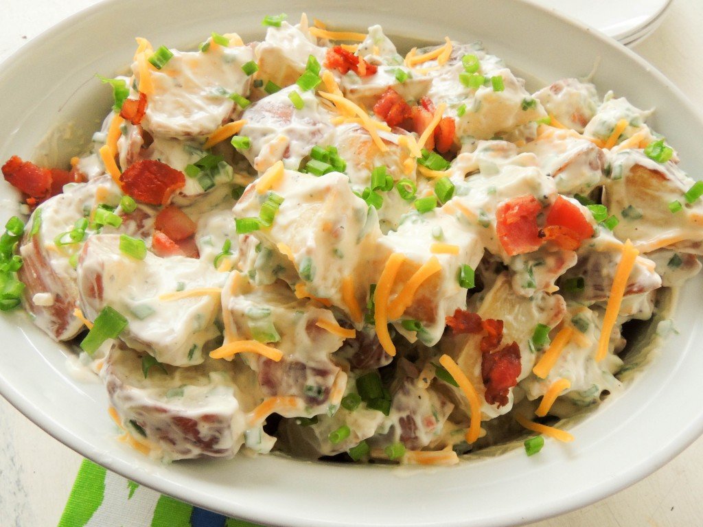 Baked potatoes salad - The Petit Gourmet