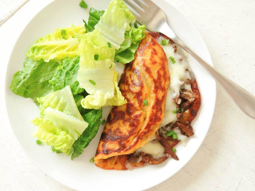 Cachapas or corn pancakes - The Petit Gourmet