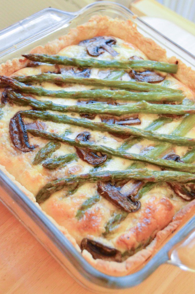 Roasted veggies quiche - The Petit Gourmet