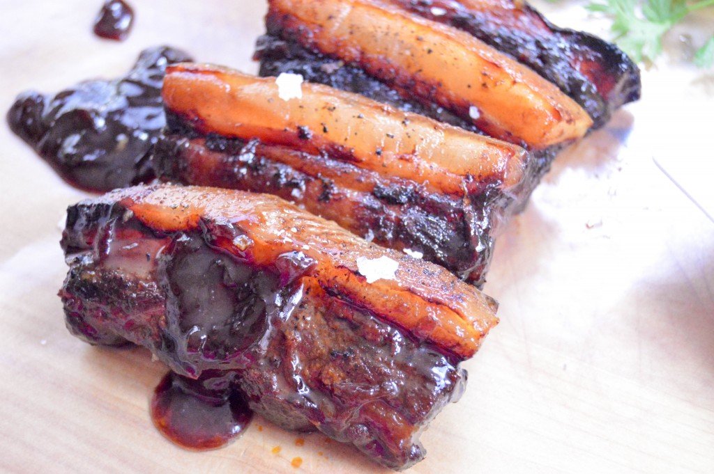 Char Siu Style pork belly - The Petit Gourmet