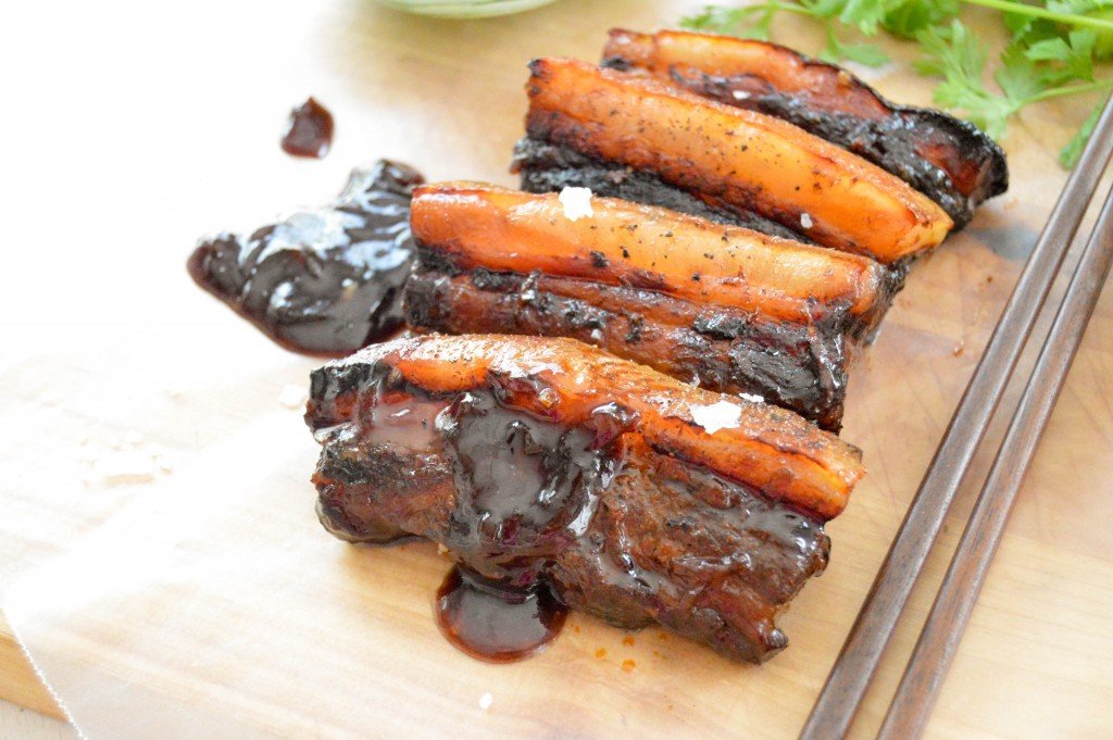 Char Siu Style pork belly - The Petit Gourmet