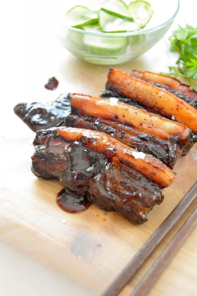 Char Siu Style pork belly - The Petit Gourmet