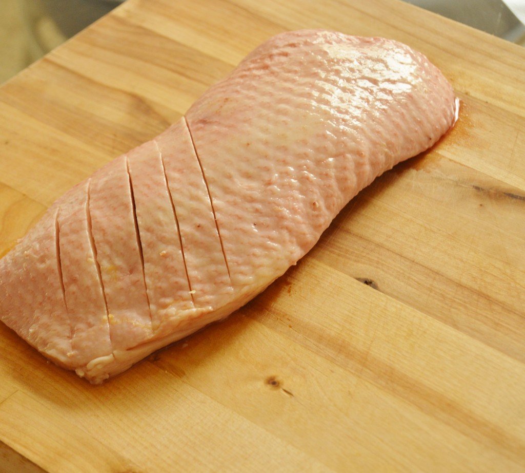 Pan seared duck breast