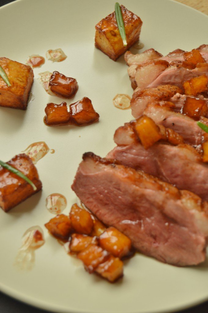 Pan seared duck breast