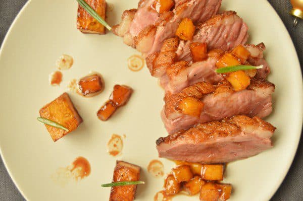 Pan seared duck breast