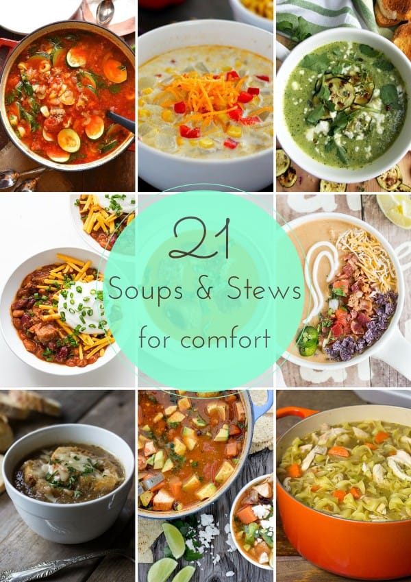 21 Comfort soups & stews