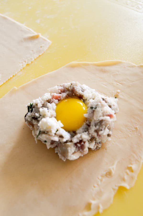 Delicious homemade ravioli