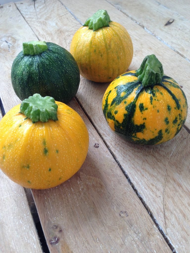 Pork sausage and rice filled zucchini