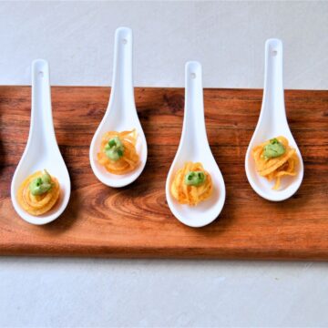 High-Protein Cod and Potato Bites with Basil Pesto Mayo