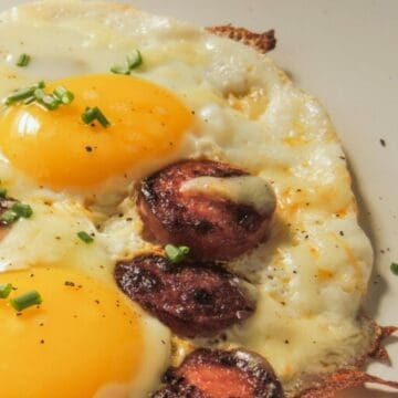 High-Protein Eggs with Chorizo