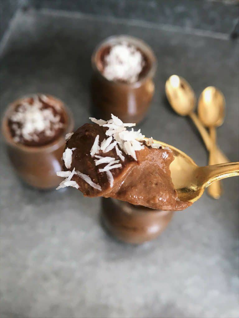 Chocolate Coconut Avocado Mousse
