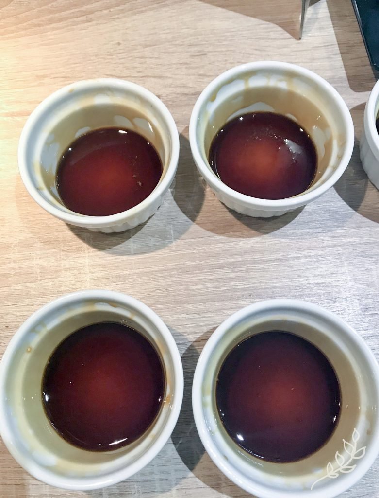 Traditional caramel rice pudding