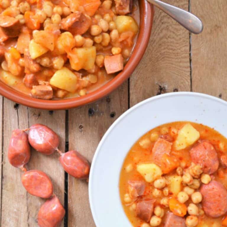 Dominican-Style Cocido (Caribbean Chickpea & Meat Stew)