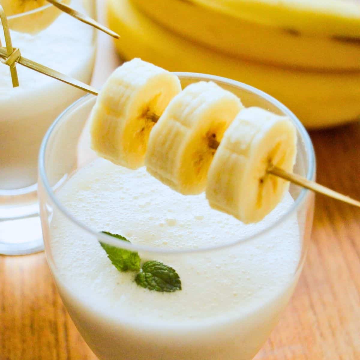 Batida de Guineo Protein Smoothie