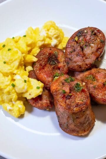 Longaniza Egg Scramble