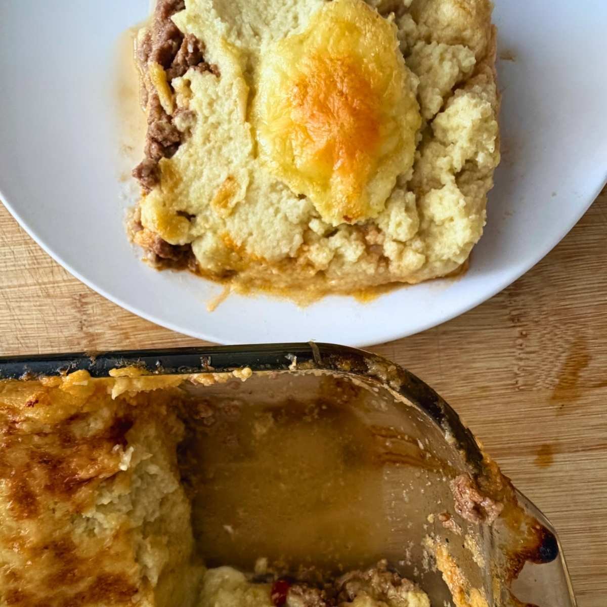 Low Carb Dominican Pastelón - Easy Cauliflower Casserole 