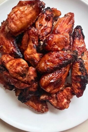 Crispy Dominican BBQ Chicken Wings
