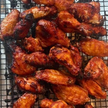 Crispy Dominican BBQ Chicken Wings